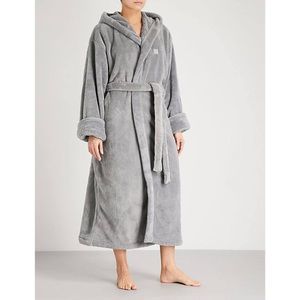 Soho House plush hooded robe